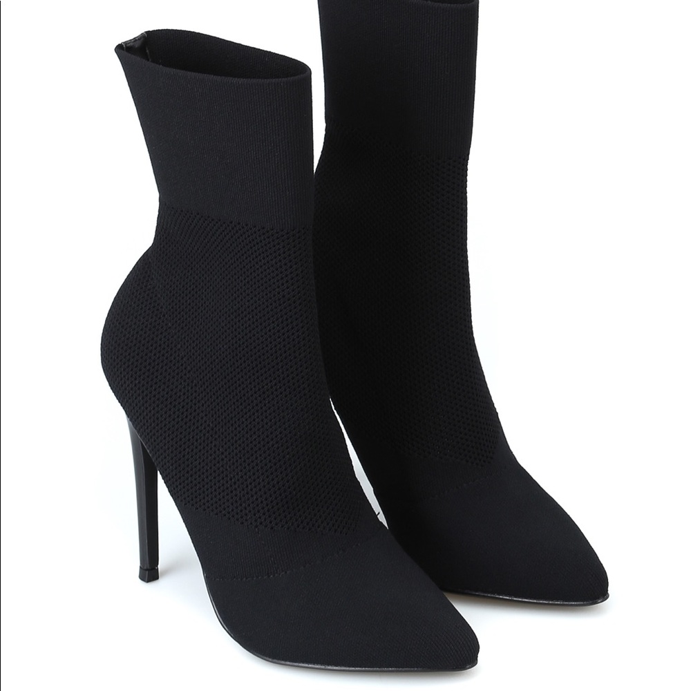 Steve Madden stretch knit ankle boots
